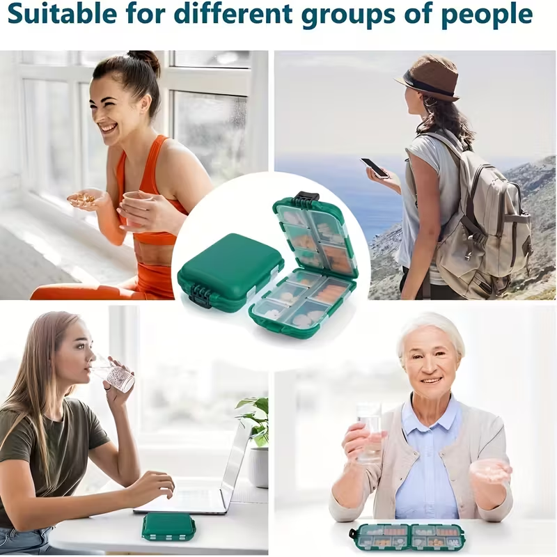 🔥Hot Sale ✨Travel Waterproof Moisture-Proof Pill Organizer