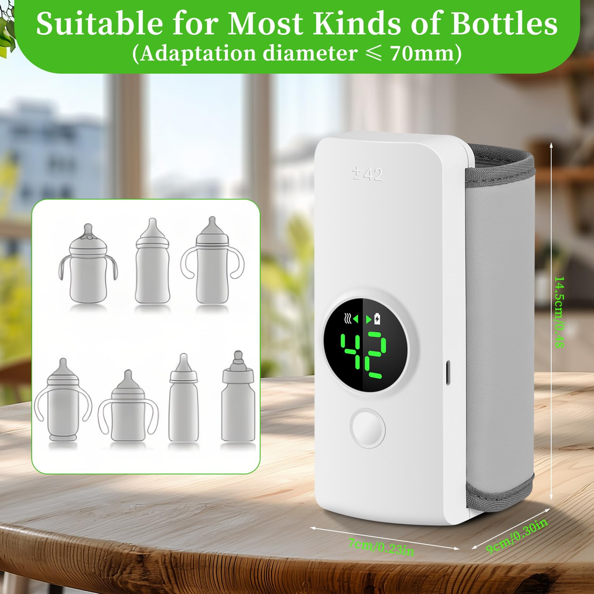 👶Baby Products 🍼Portable Bottle Warmer for Travel