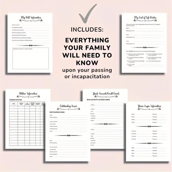 Hot Sale 49% 🎁End of Life Planner