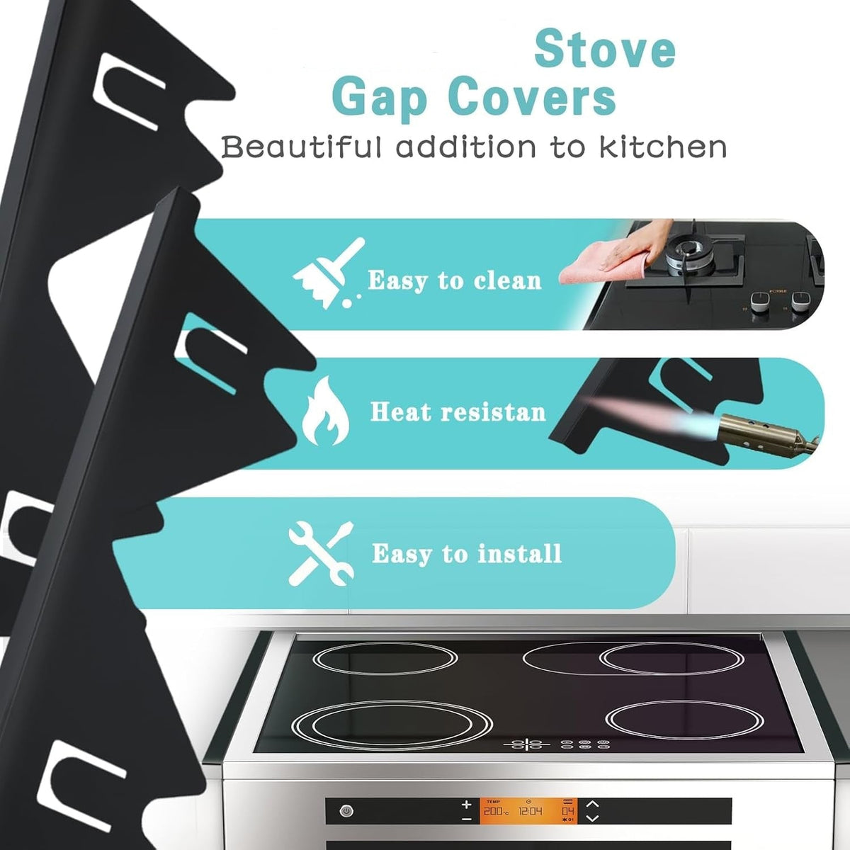 💥Hot Sale 💫2 Pack Stove Gap Filler Easy Retractable