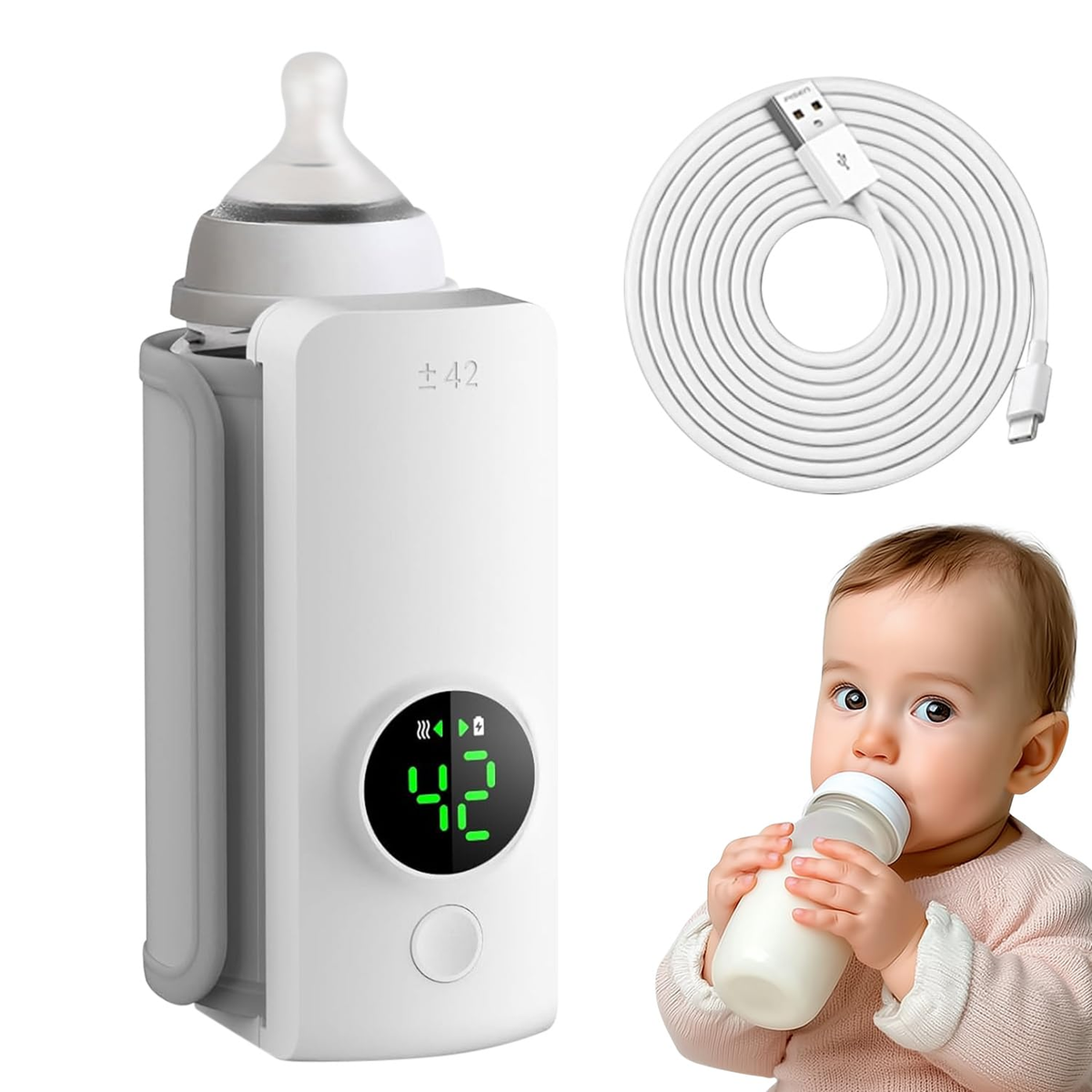 👶Baby Products 🍼Portable Bottle Warmer for Travel