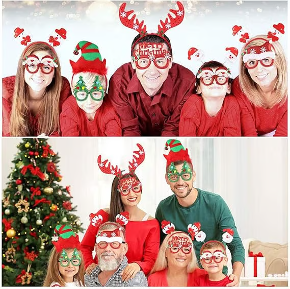 🏆2025 Christmas Hot Sale⚡Festive Christmas Glasses – Party Eyewear for All Ages