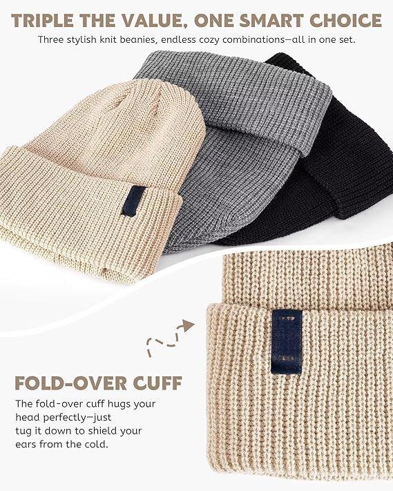 🔥Best Seller 🔥Satin Lined Beanie for Women Men