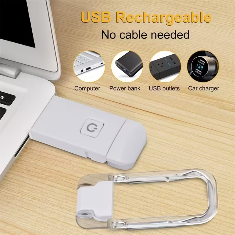 🎁Gift Choice 💡Portable USB Rechargeable Reading Lamp