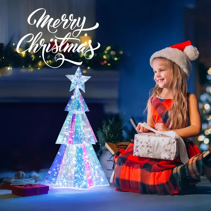 🎄Holiday Decorations 💥Prismatic LED Christmas Tree