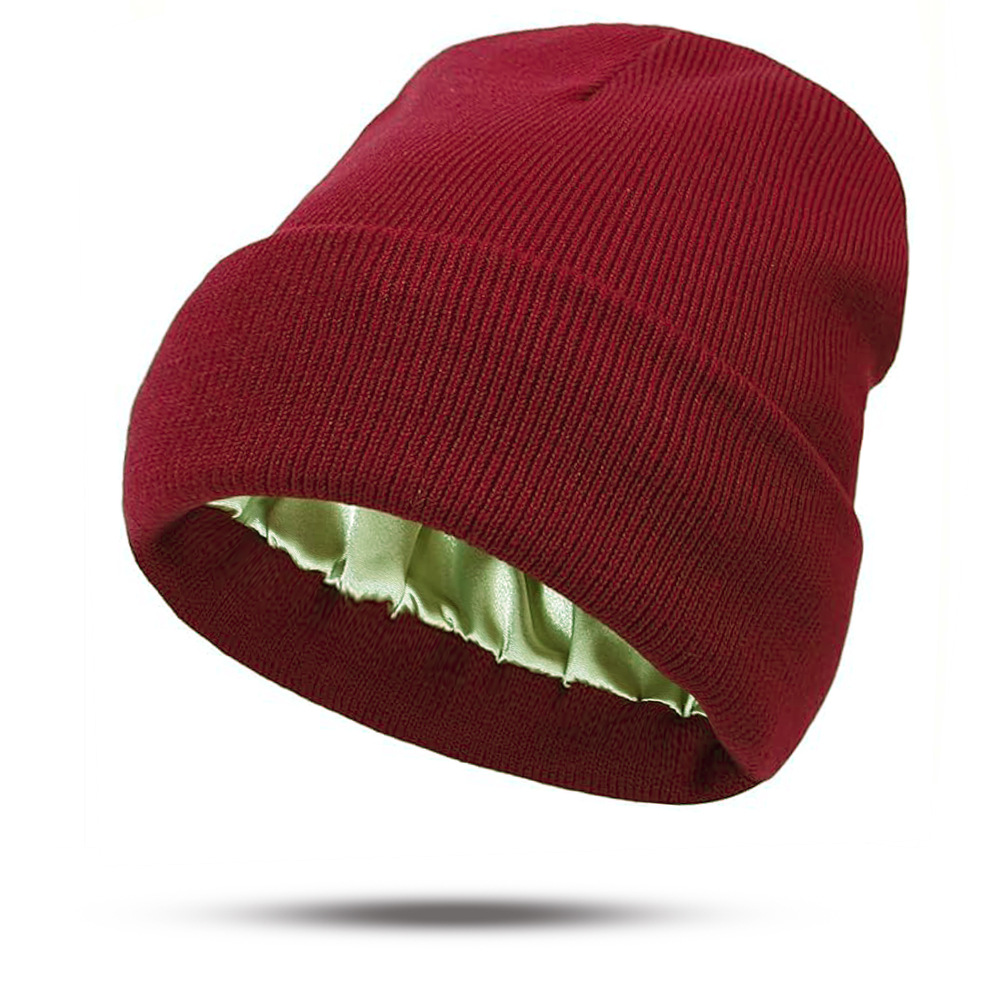🔥Best Seller 🔥Satin Lined Beanie for Women Men